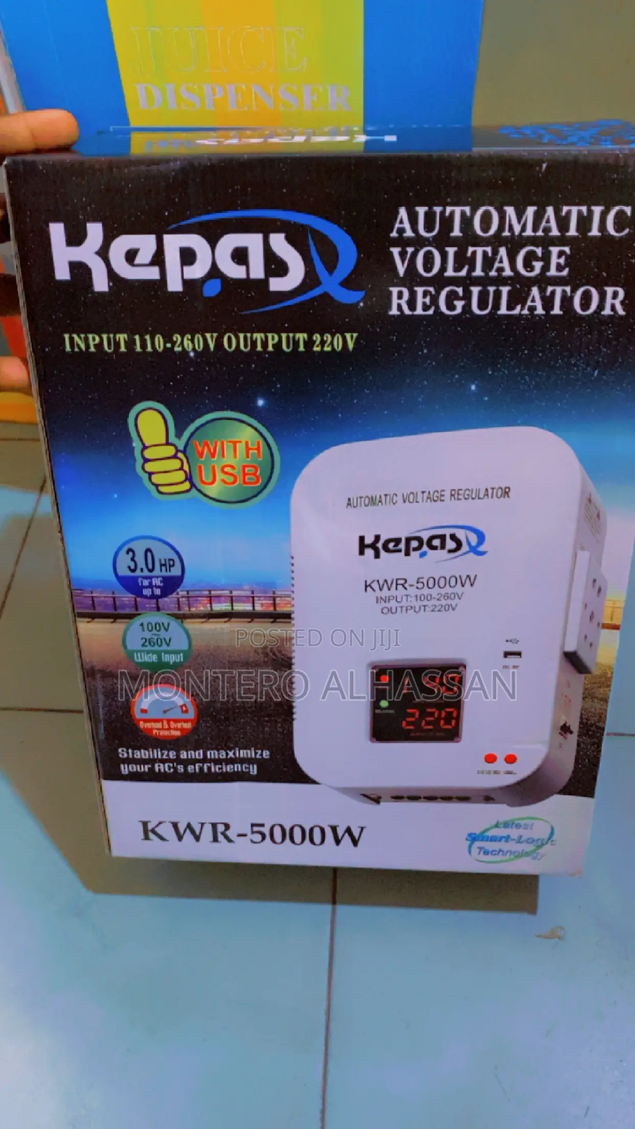 Kepas Wall Mount Stablizer 5000watts