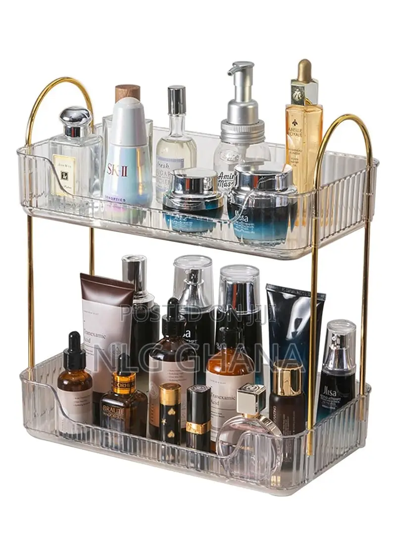 2 Tiers Multi-Functional Plastic Bathroom Counter. Ghx4443