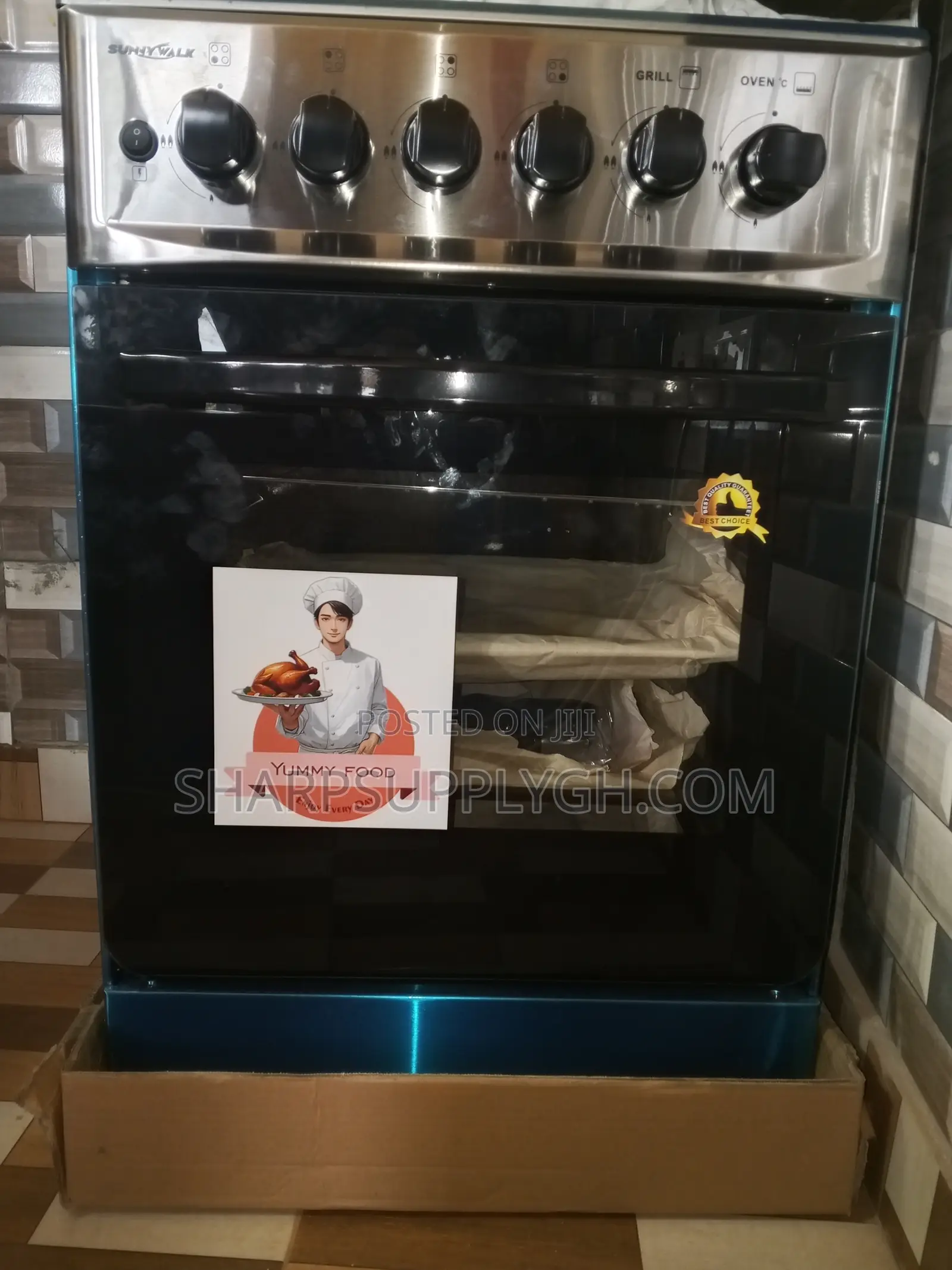 Free Standing Gas Oven With Grill