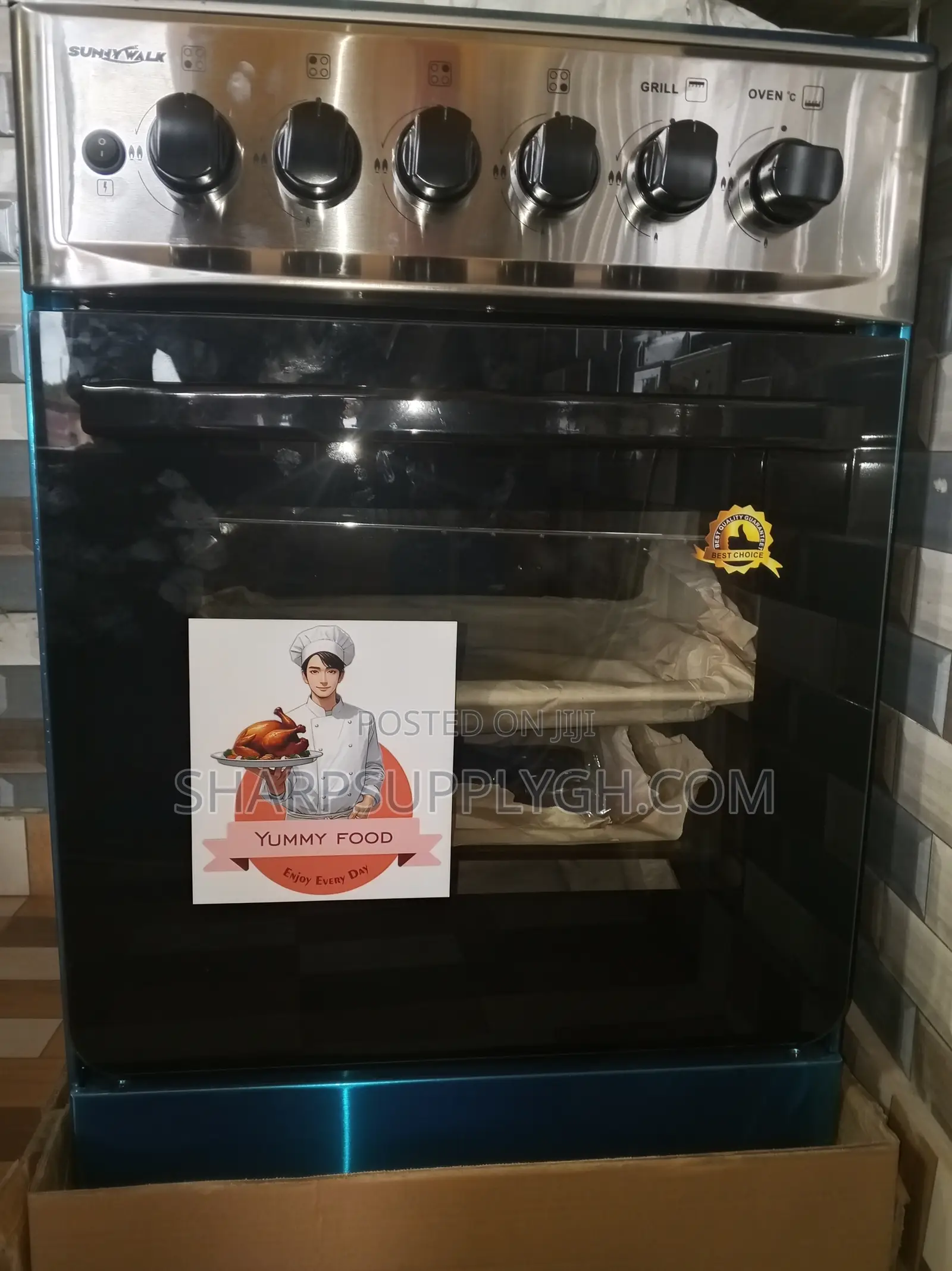 Free Standing Gas Oven With Grill