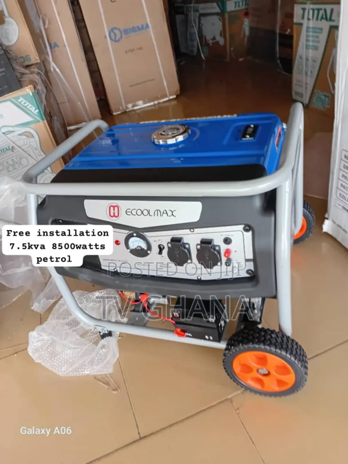 Engineered to Run Key Start Petrol Generator Petrol Engine Key Start