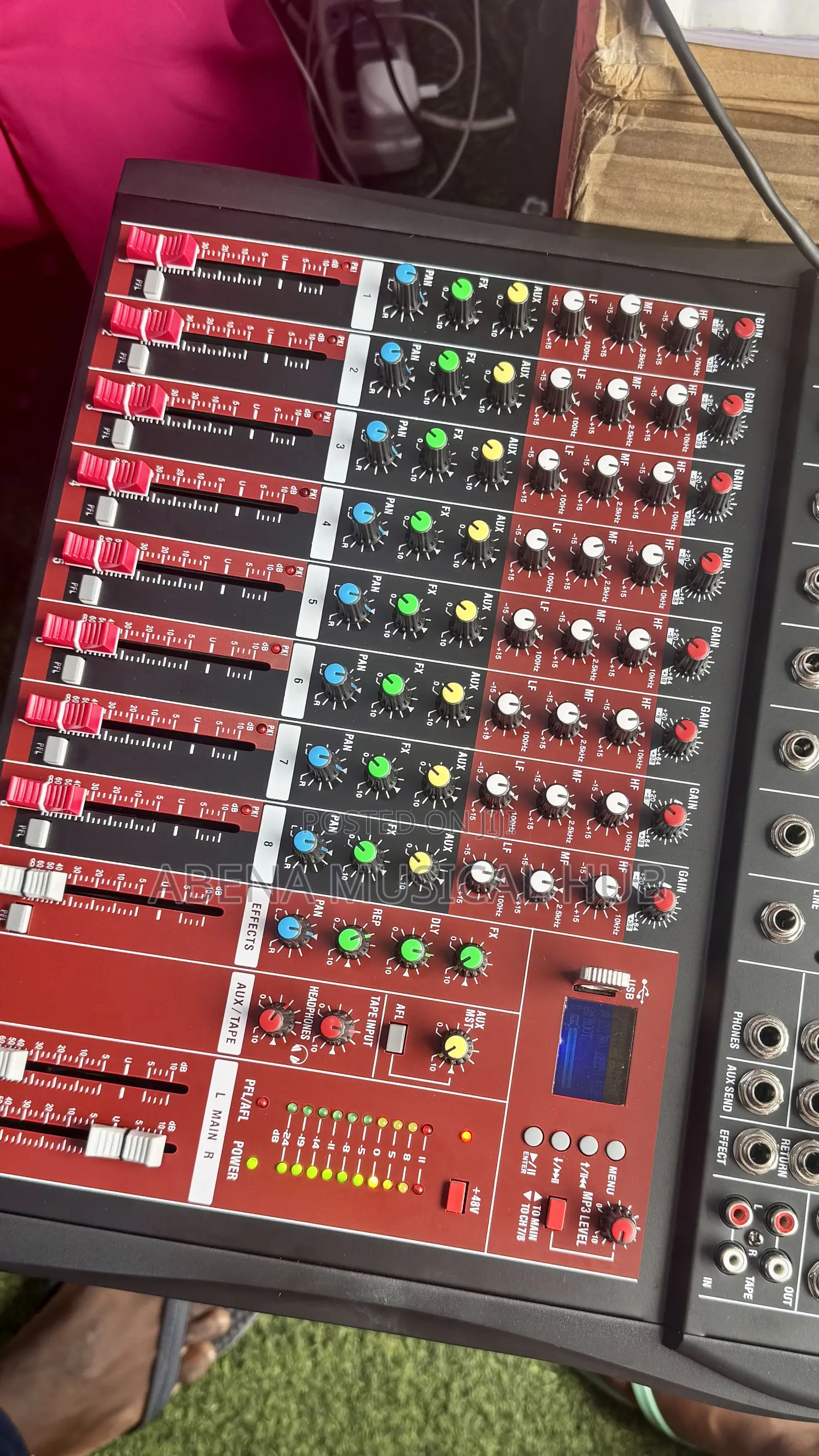 Professional Mixing Console 8 Channel Mixer