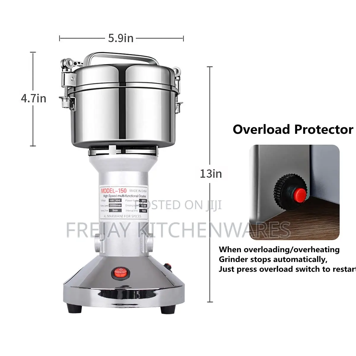 Hoffmann Multifunctional High Speed Grinder