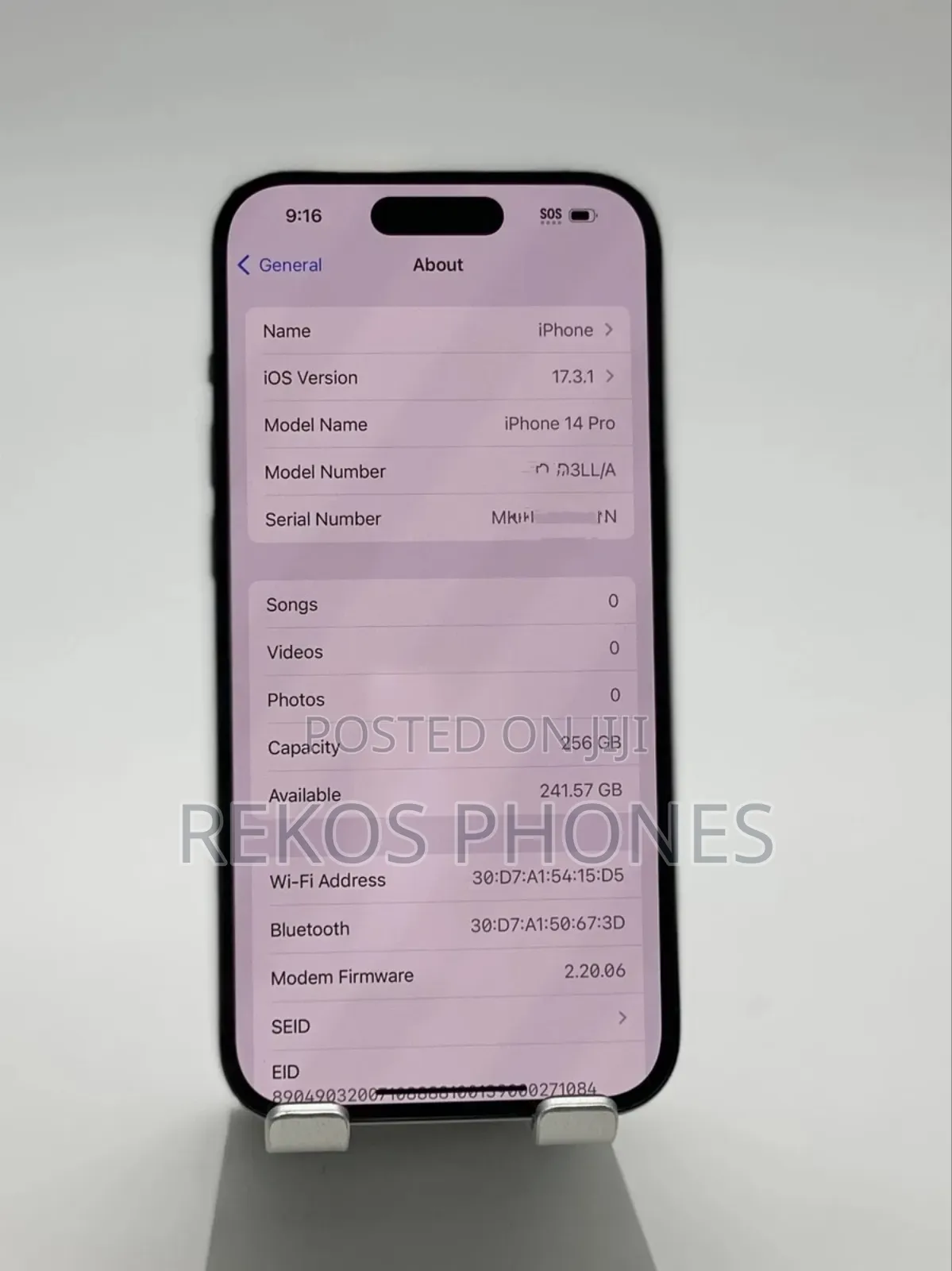New Apple iPhone 14 Pro 256 GB Purple