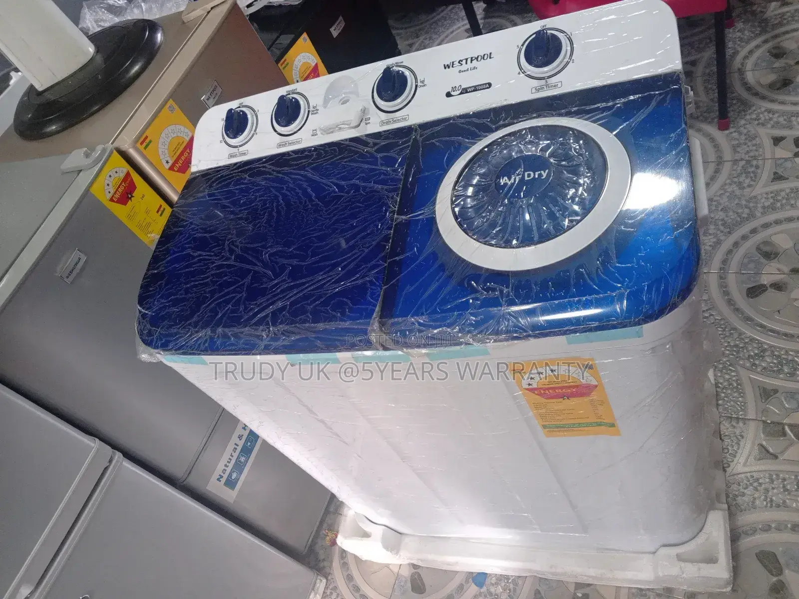 Super Speed 10kg Westpool Twin Tub Washing Machine