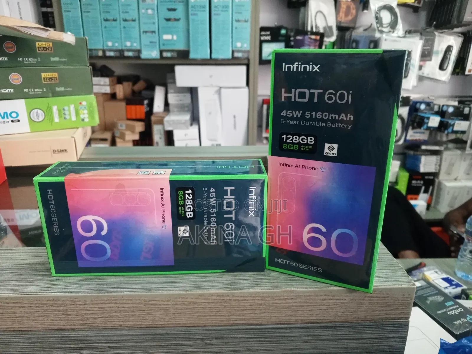 New Infinix Hot 60i 128 GB Silver
