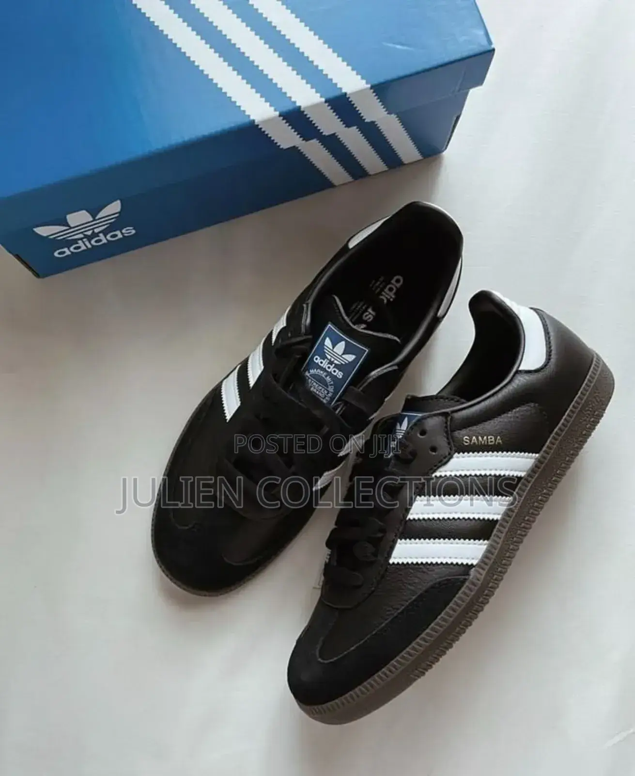 Org Adidas Samba Leather Black