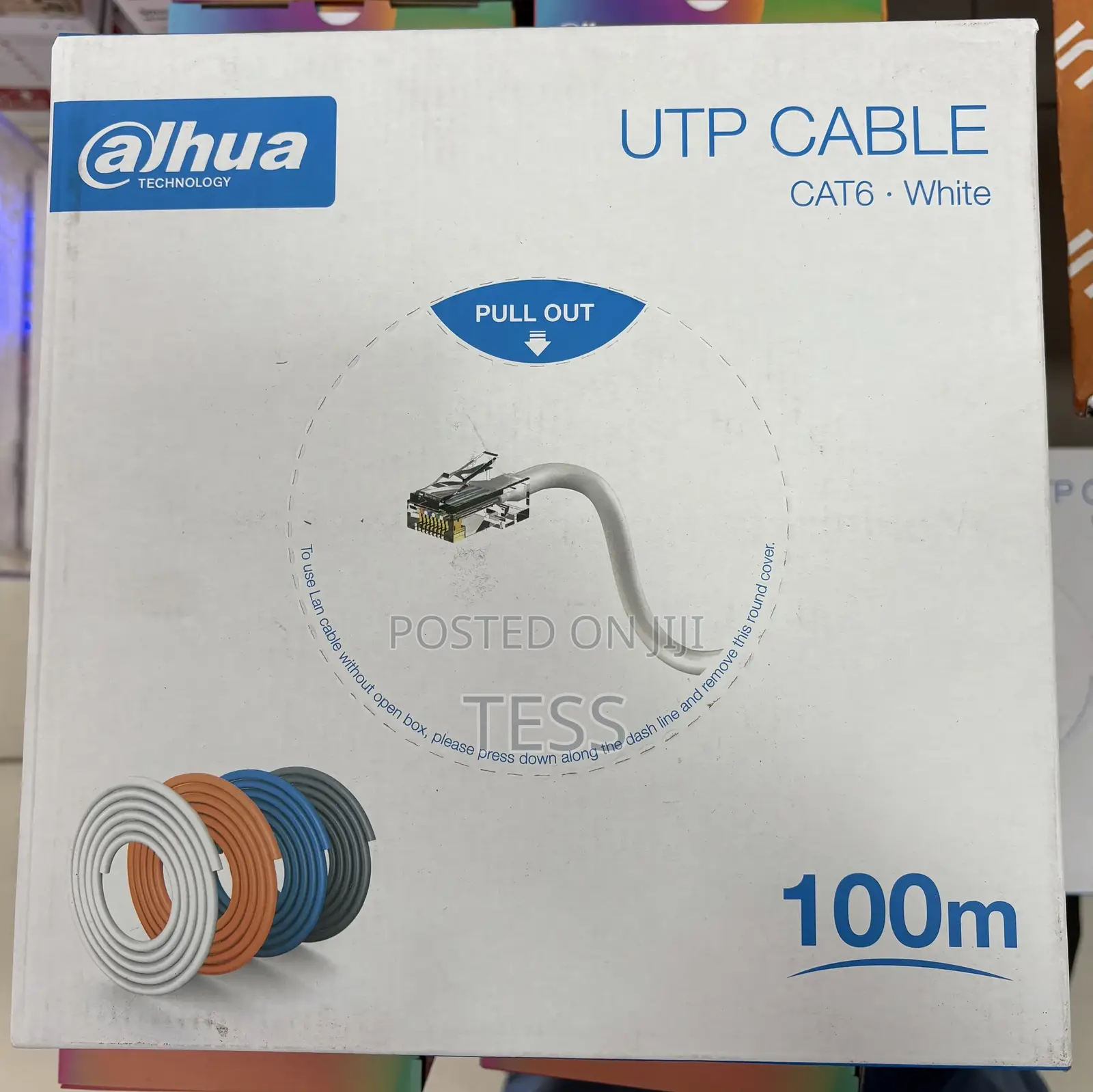 Dahua Cat6 Network Cable 100m Pure Copper Utp Dh-Ffim920i-6u-C-100