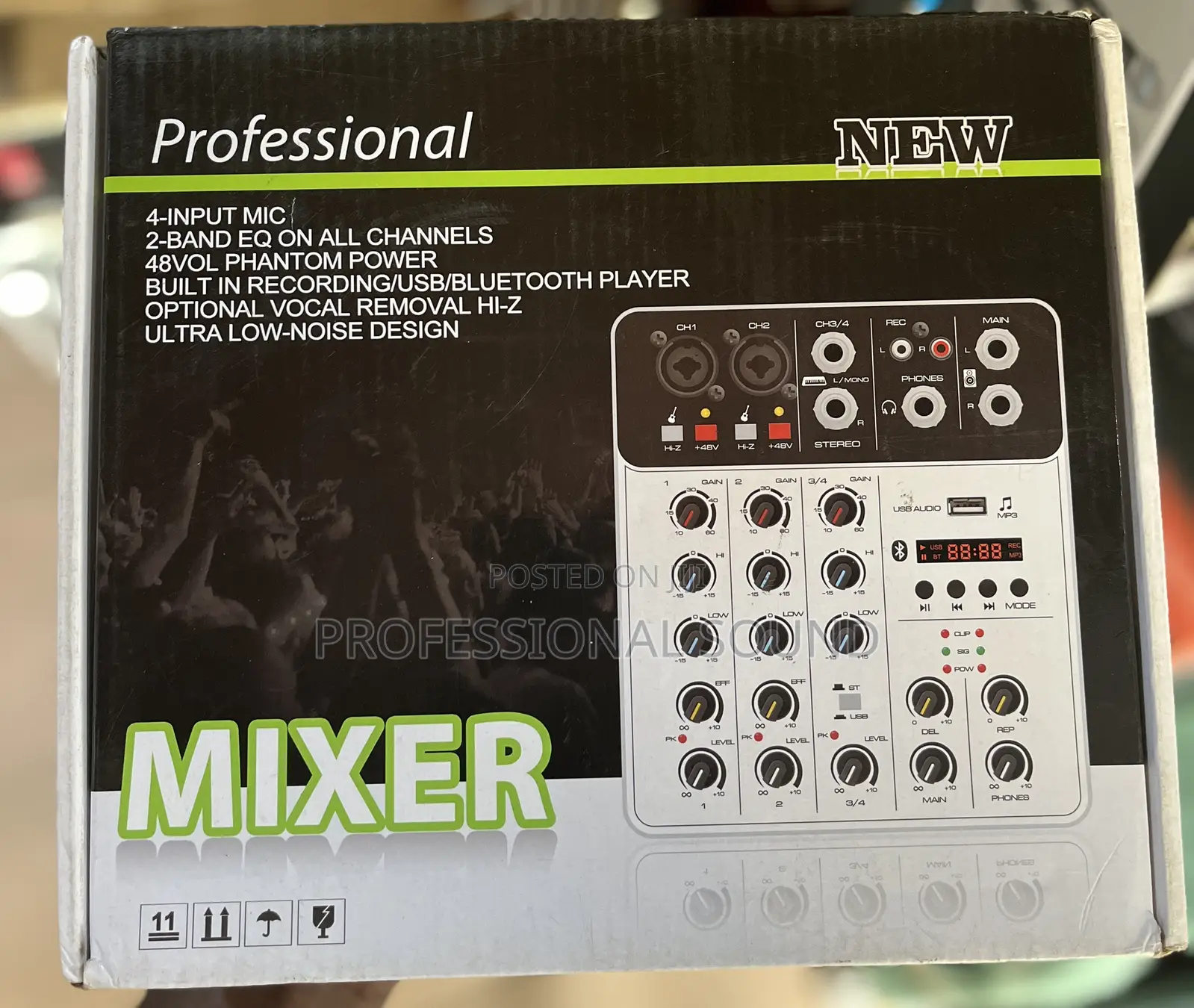 4-Input Mic Live Mixer