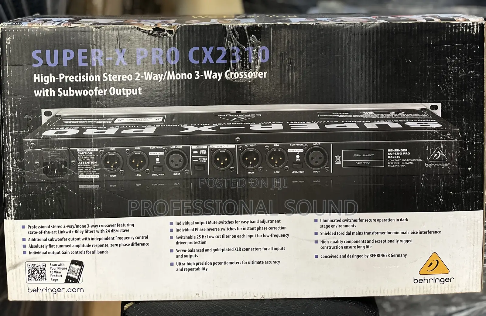 Super -X Pro Cx23 10 High -Prscision Stereo 2way /Mono 3way Crossover