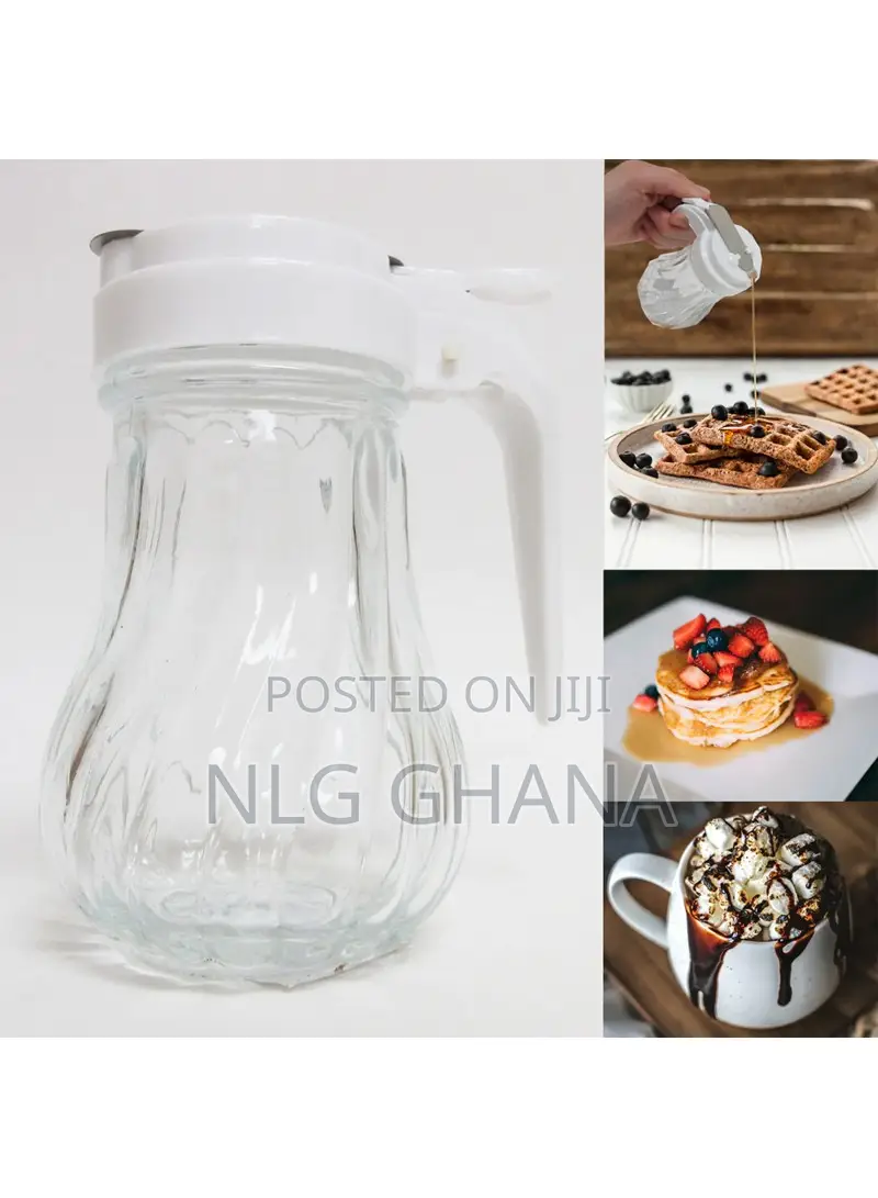 1pc Honey Syrup Dispenser Glass Jar 215g. Ghx6266