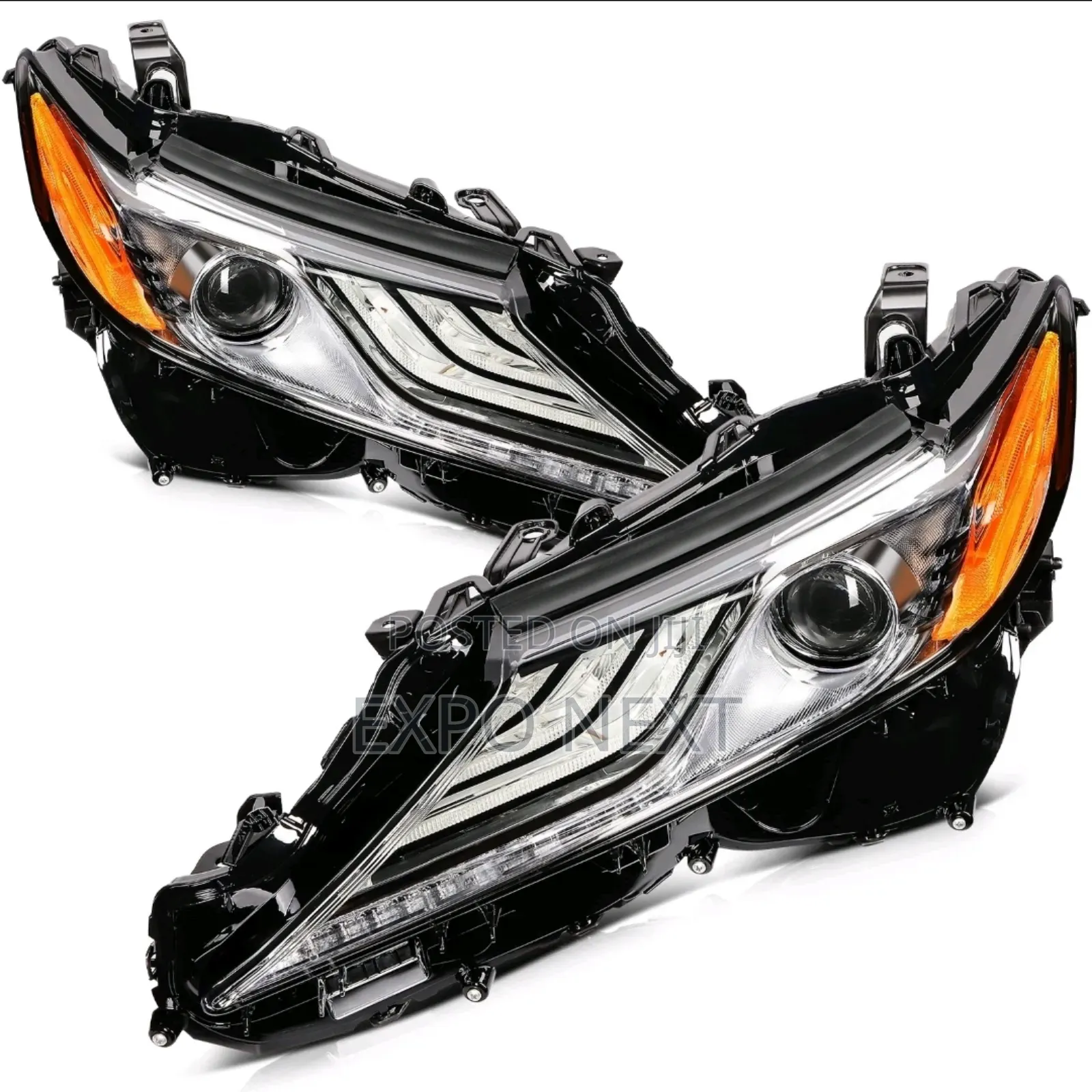 Toyota Camry Xle Xse 2018-2020 Headlights Assembly Pair Headlamp Set