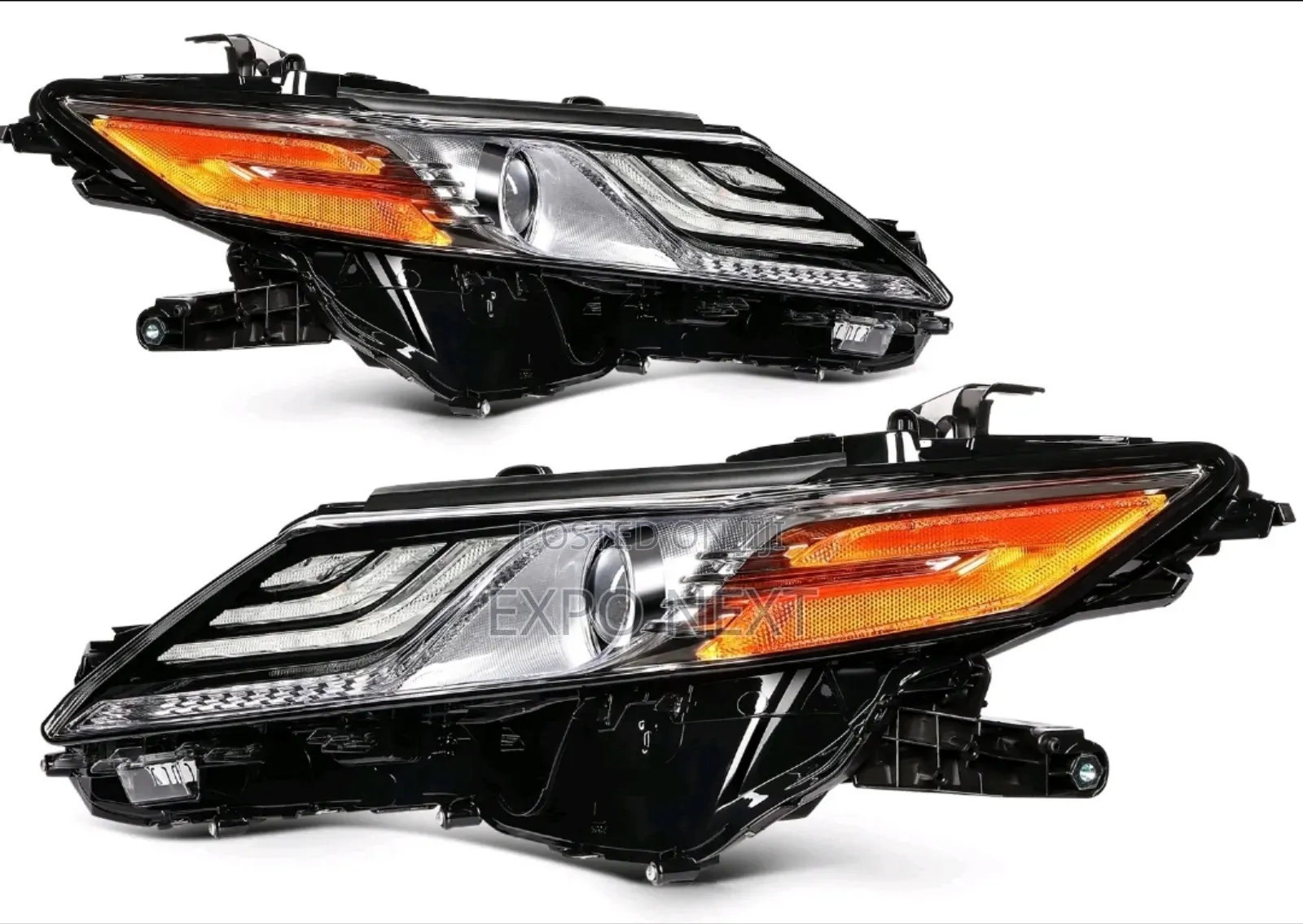 Toyota Camry Xle Xse 2018-2020 Headlights Assembly Pair Headlamp Set