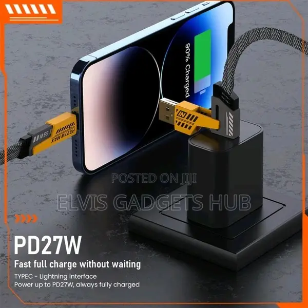 4 In 1 Metal Flat Braided Cable