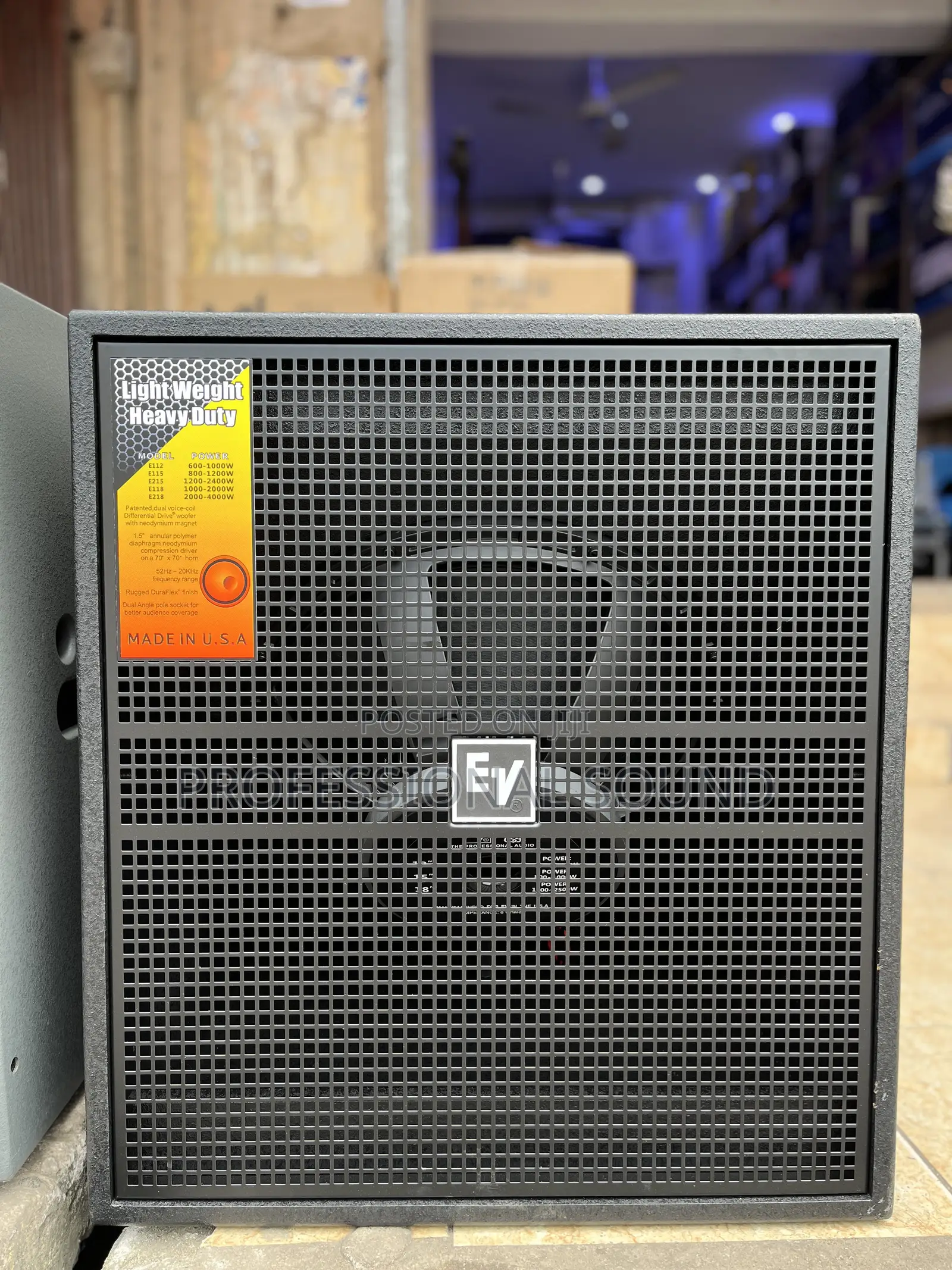 Ev Sub Speaker 18 Inches