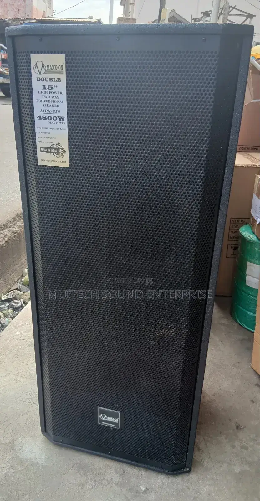 Maxx-on Full Range Speakers