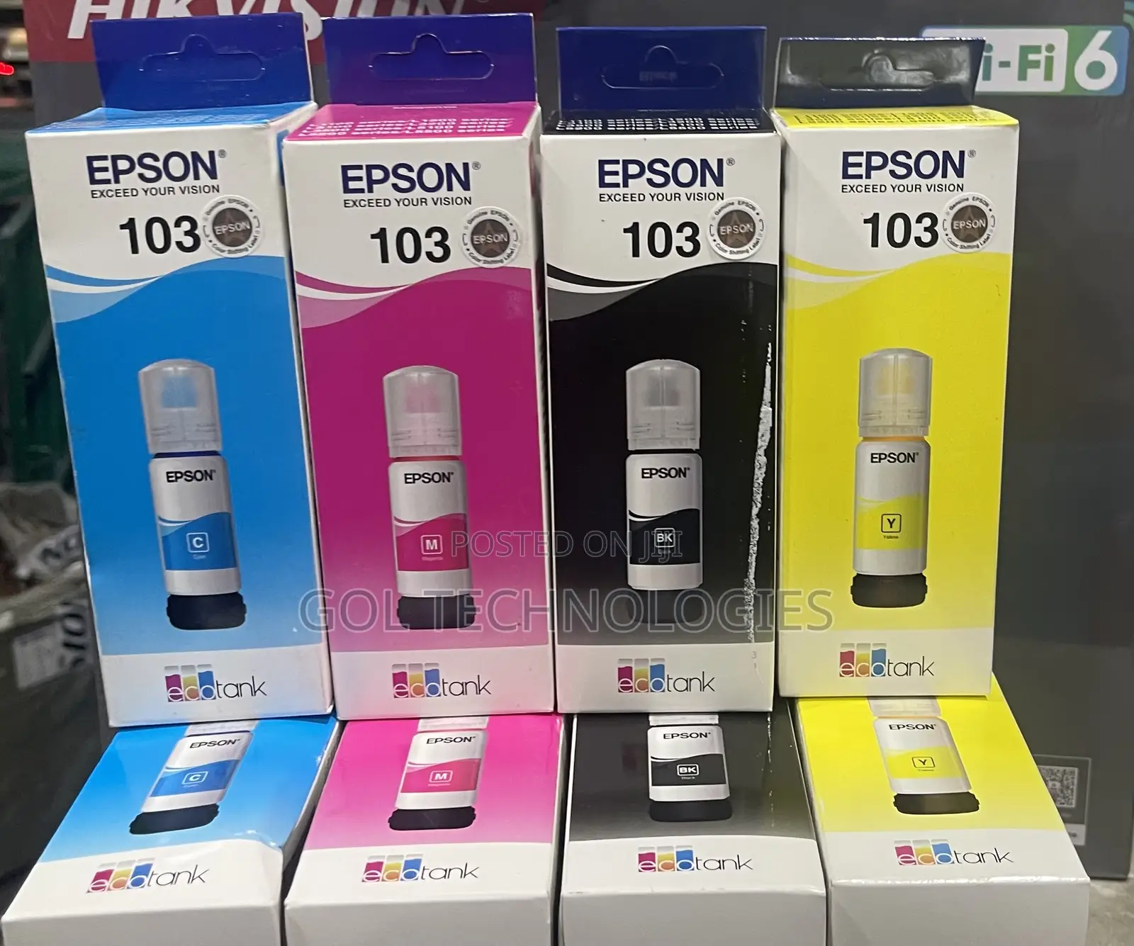 Epson Ecotank 103 Ink All Colors Set
