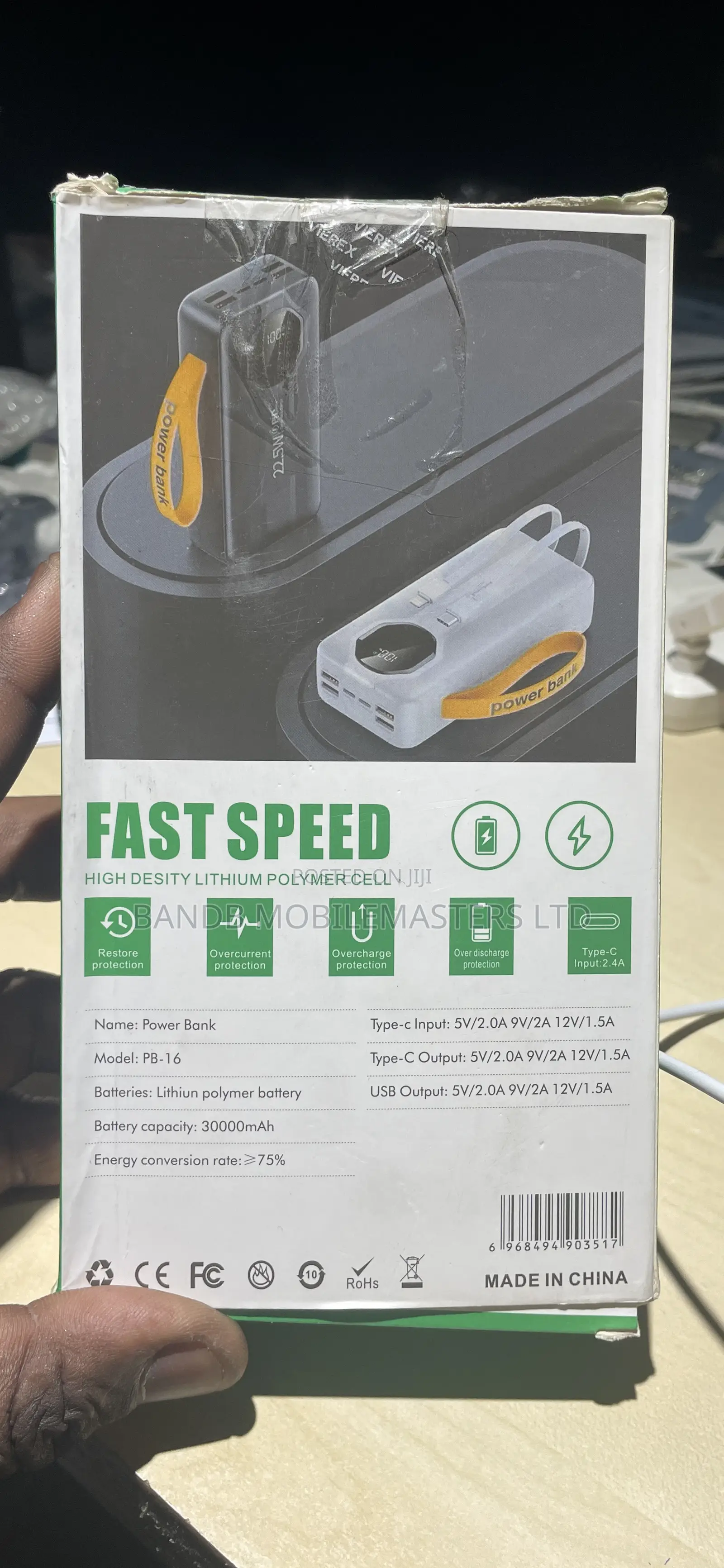 Vierex Powerbank 30000mah