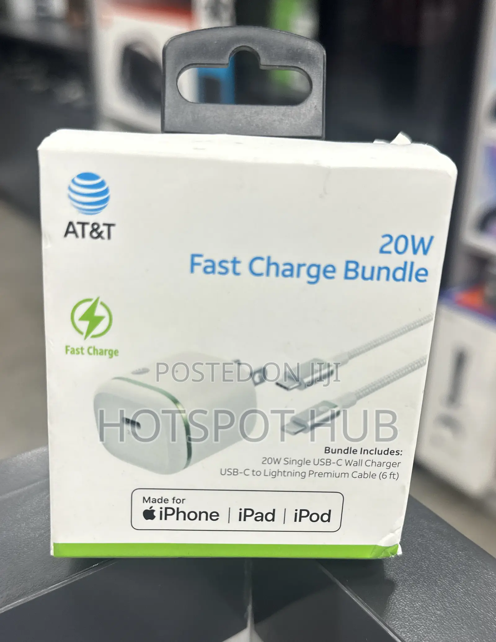 At T Fast Charge Mfi-certified 20w Usb-c Wall Charger