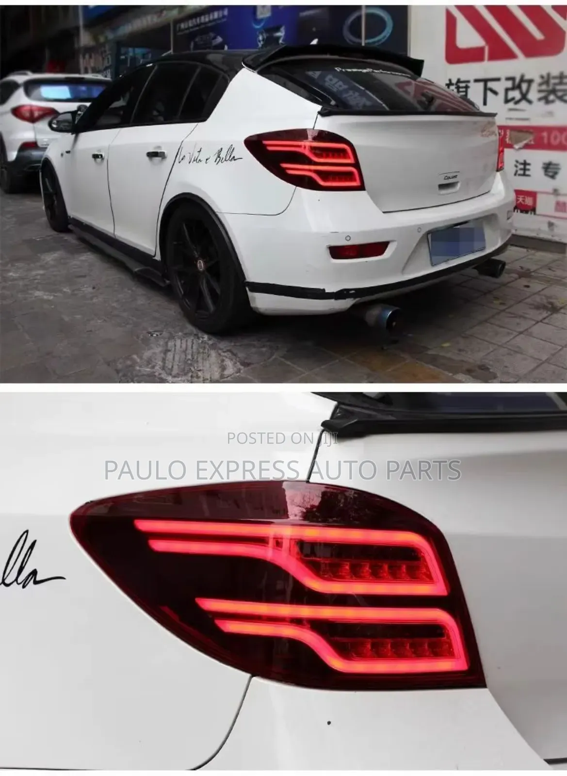 Modified Led Tail Light for Chevy Cruze Hatchback