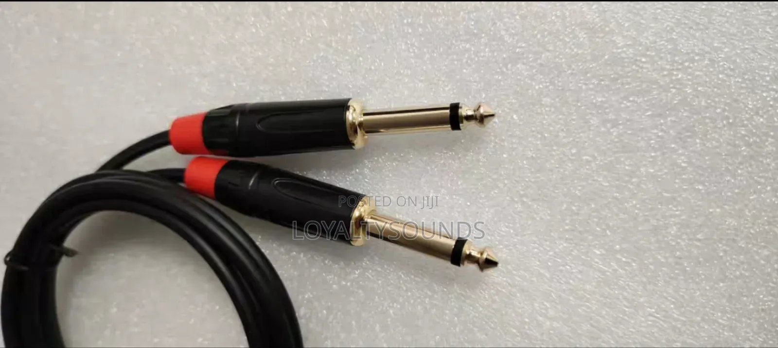 3.5mm To Dual 6 5mm Cable