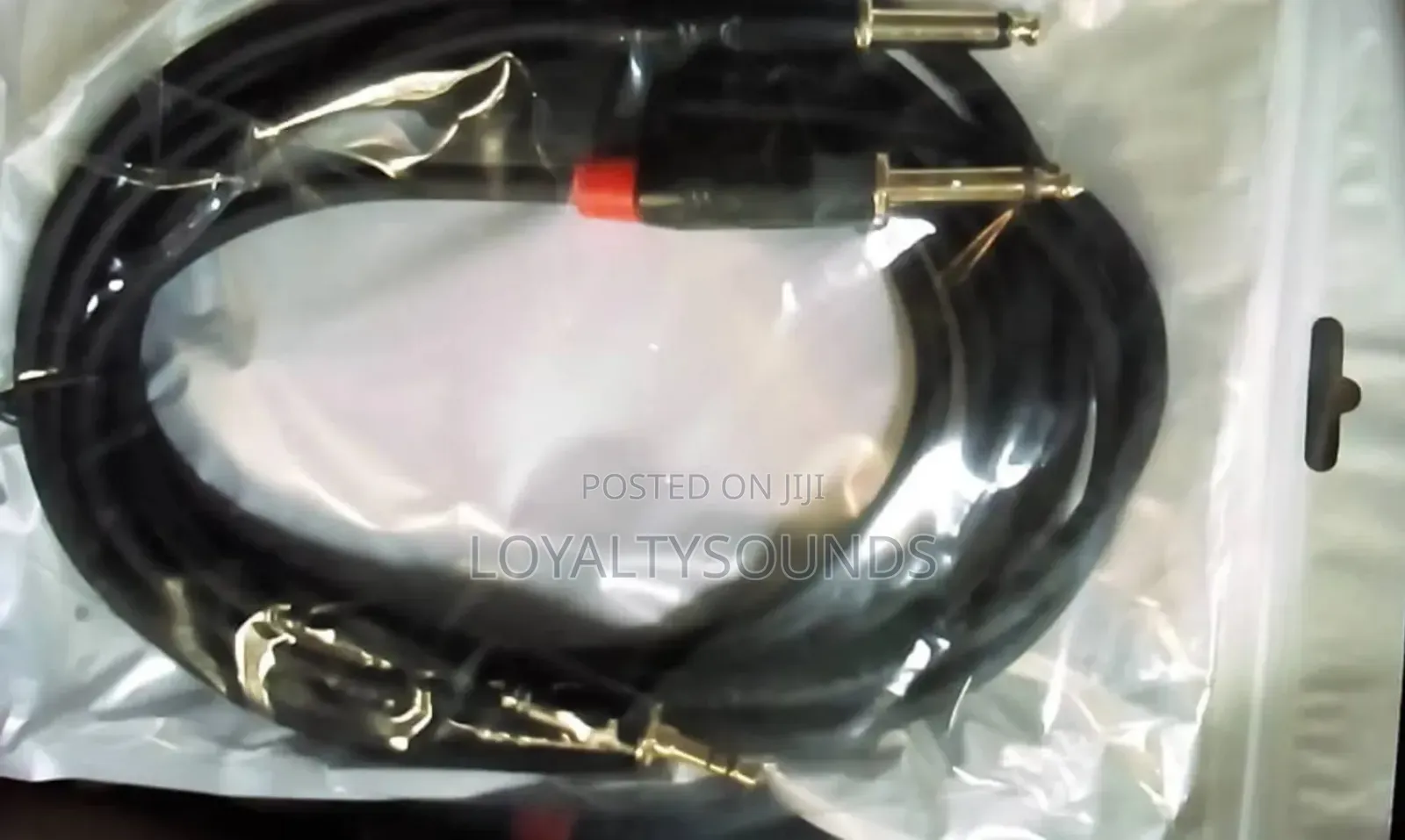 3.5mm To Dual 6 5mm Cable