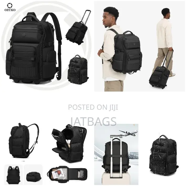 All-in-One Wheel/Trolley Hand and Laptop Backpack (Free Delivery)