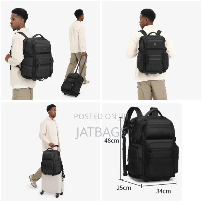 All-in-One Wheel/Trolley Hand and Laptop Backpack (Free Delivery)