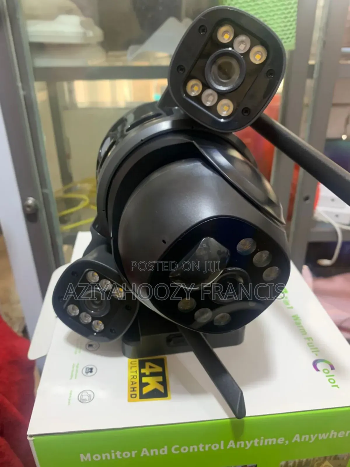 Ai Solar 4 Camera CCTV Wifi Sim Card Option