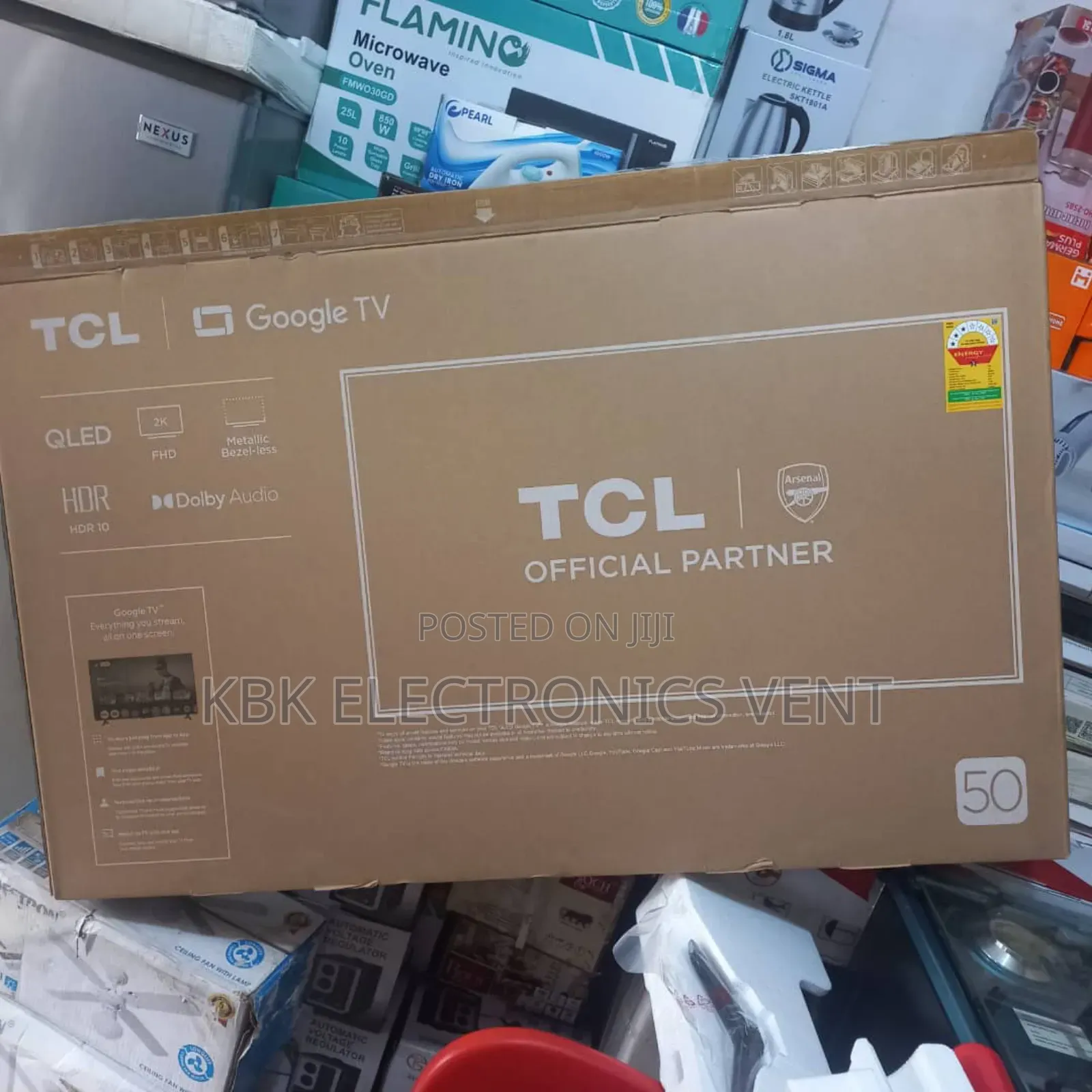 Tcl 50" Qled Fhd Smart Android Satellite Digital Tv