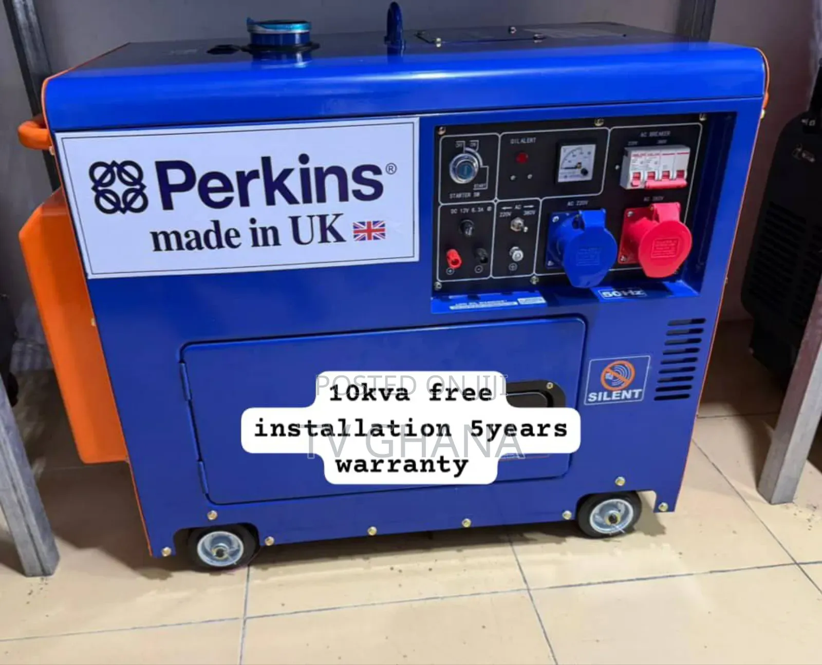 Built Like a Tank Perkins 10kva Diesel 13000watts Diesel
