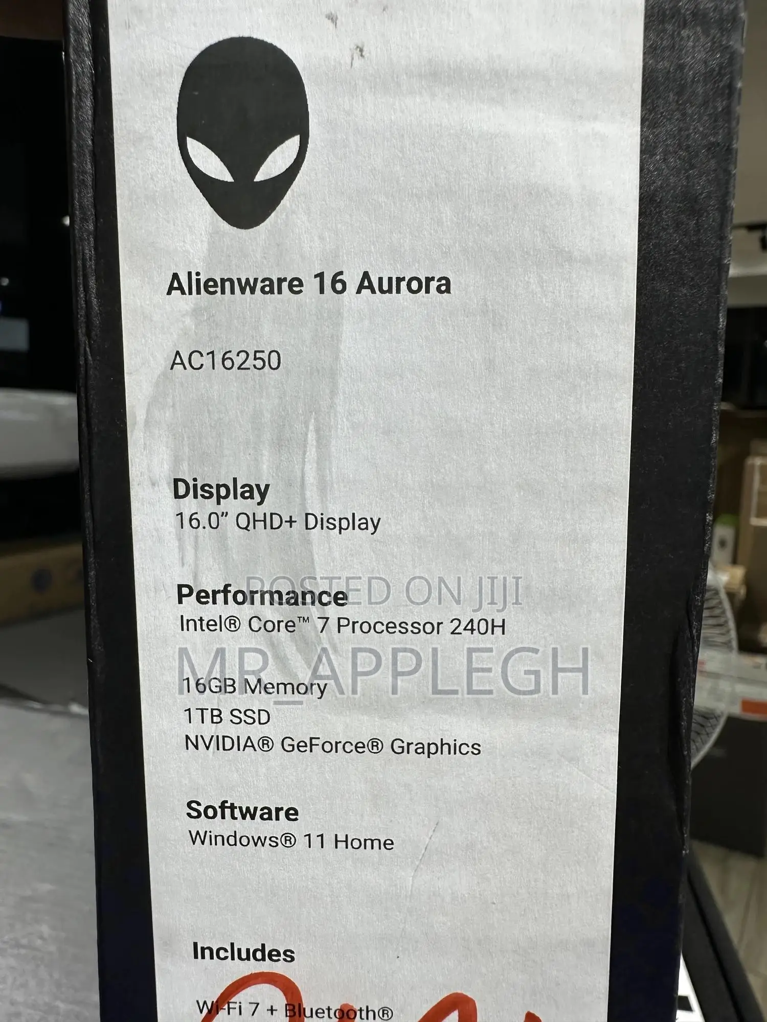 New Laptop Dell Alienware Aurora R16 16GB Intel Core Ultra 7 SSD 1T