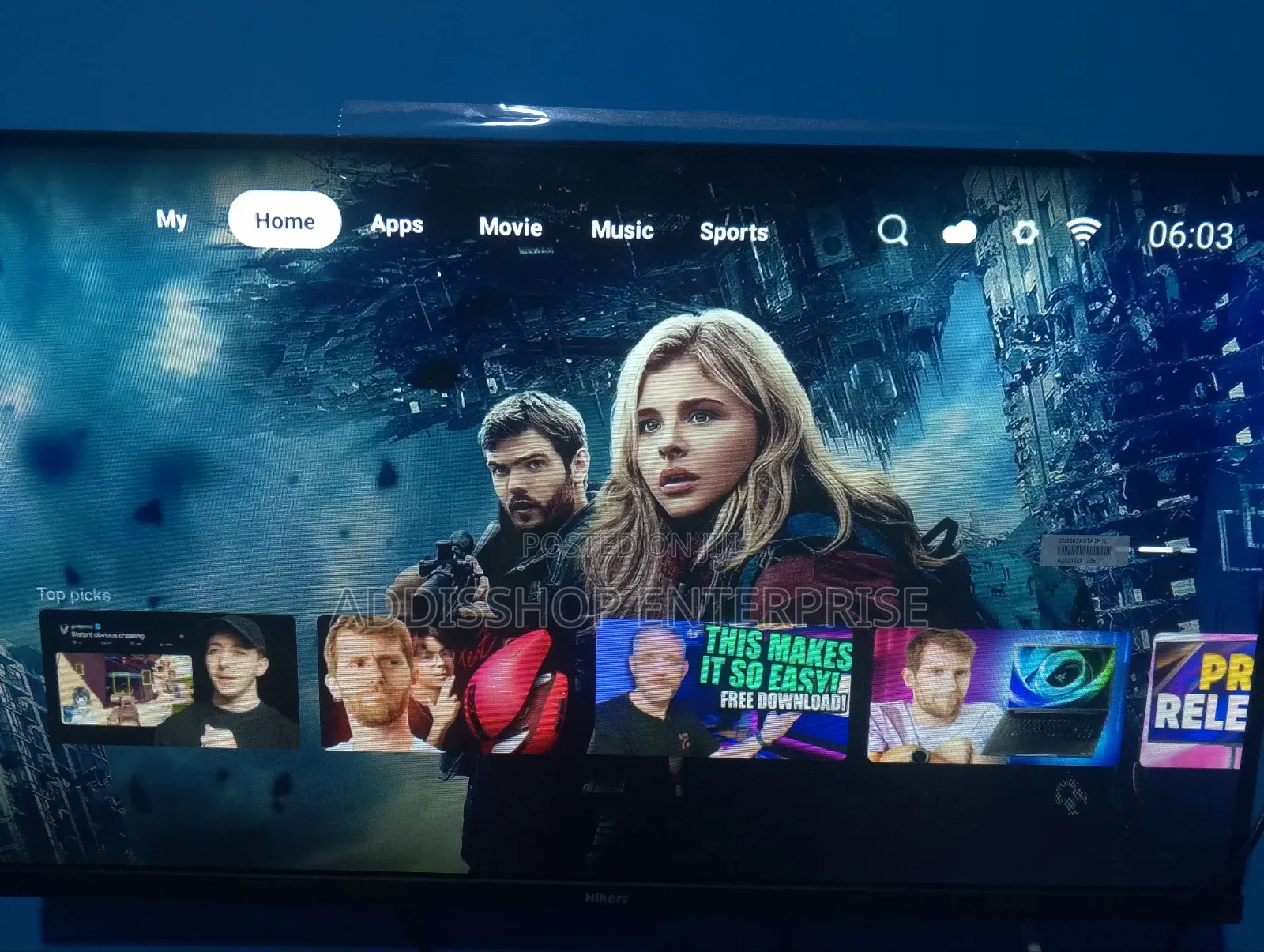 Hikers 32inches Smart Android 14 Tv