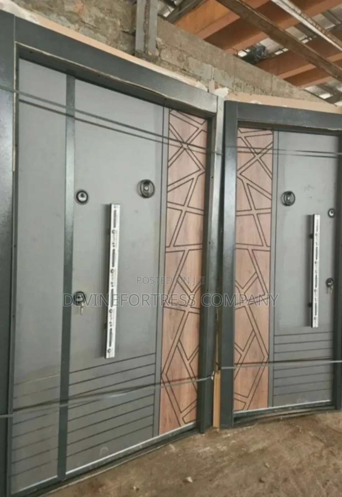 Quality Security Door Double Full Metal Heavy Duty Door