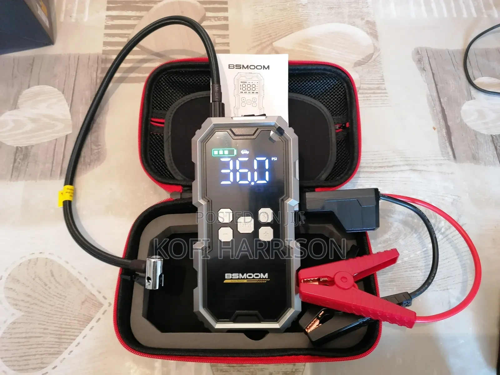 7000amp Jumpstarter/Power Bank With Air Compressor