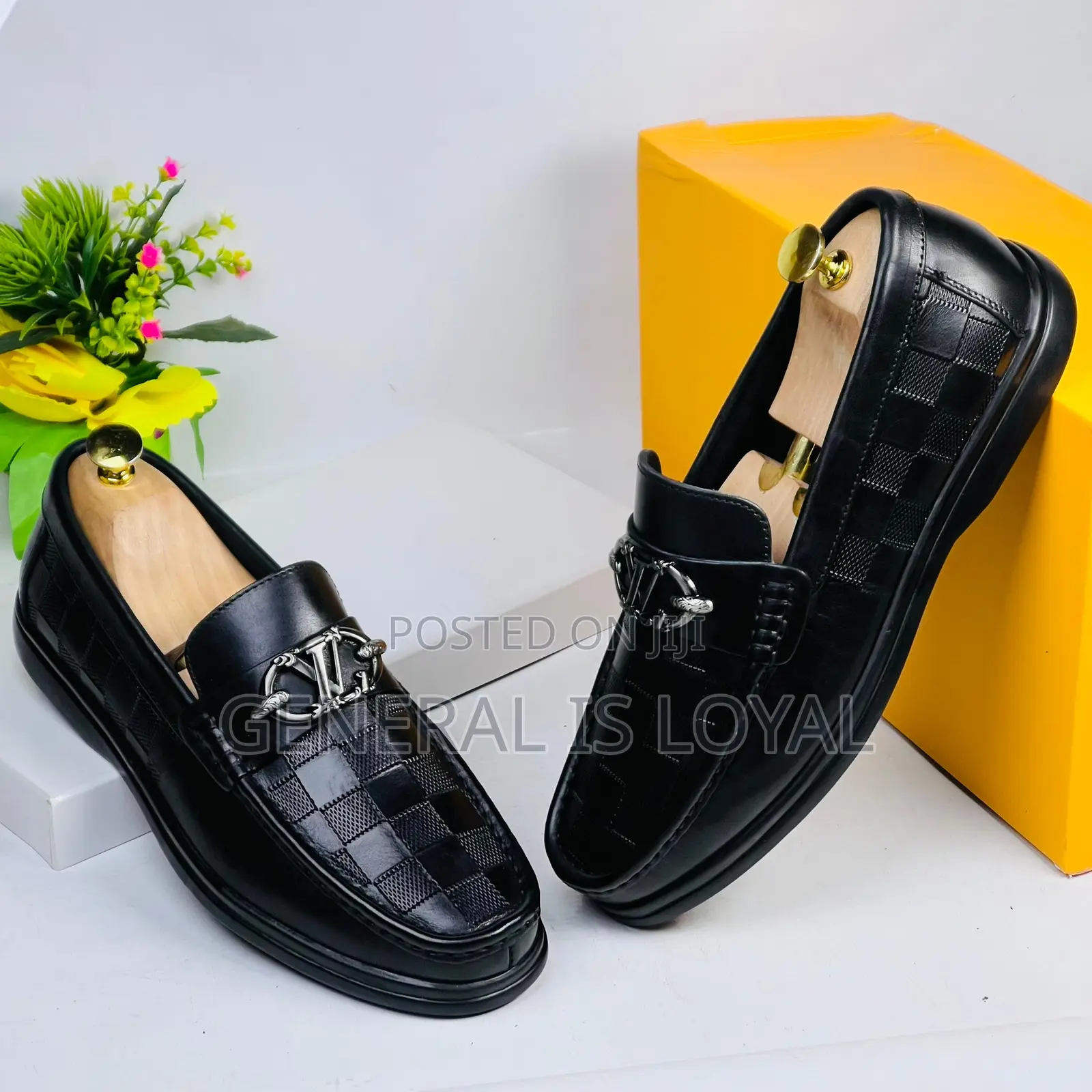 Louis Vuitton Leather Loafers Men’S Shoe