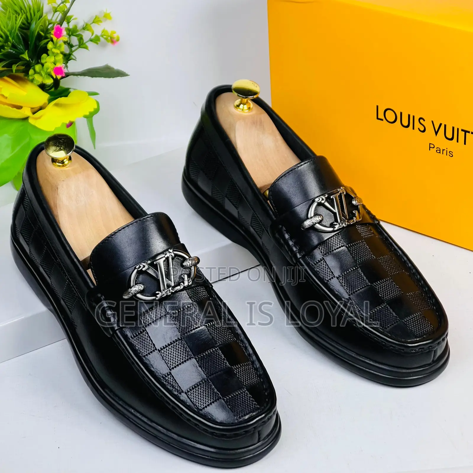 Louis Vuitton Leather Loafers Men’S Shoe