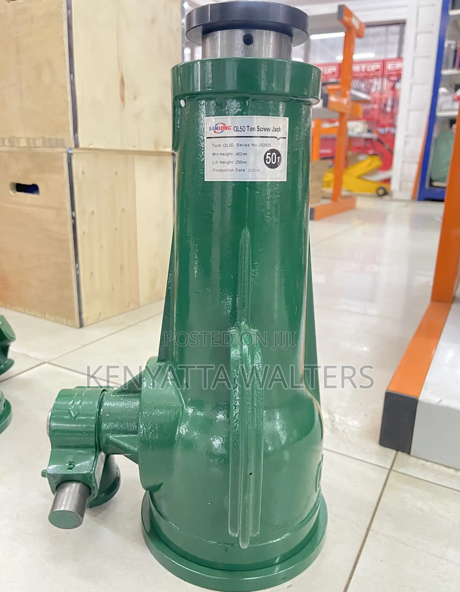 Ql50 Ton Screw Hand Cranked Mechanical Vertical Heavy Duty Jacks