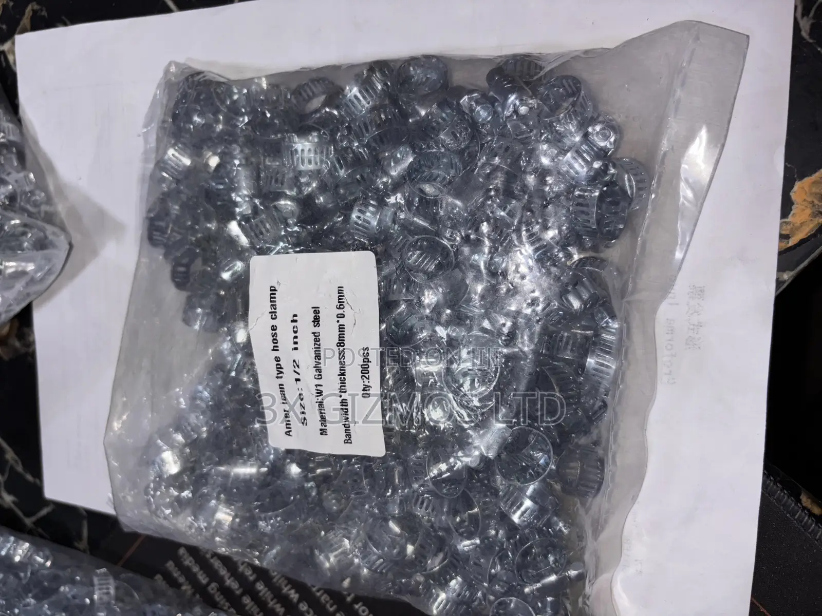 Hoseclips 1/2” 5/8 and 3/4
