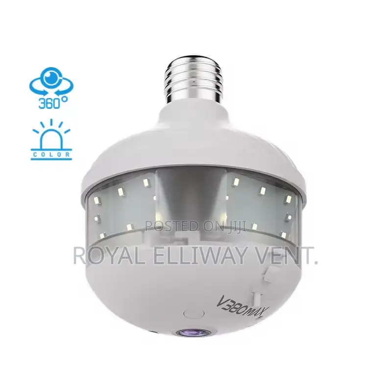 3mp V380 Pro CCTV Light Bulb Camera