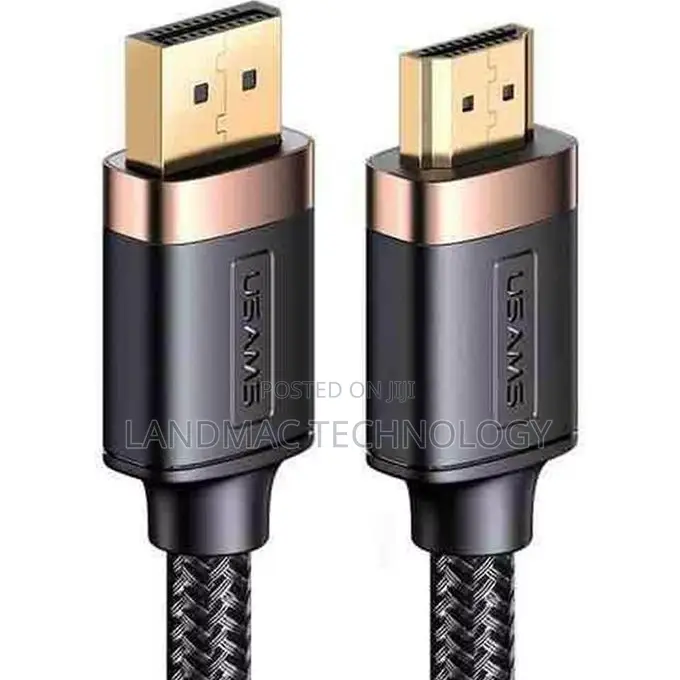 Dp - Hdmi Cable U74 2.0m Hd - High-Speed Video Cable- Black