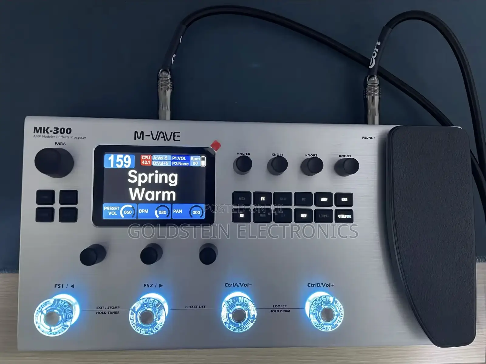 Guitar Effects Pedal With Bluetooth