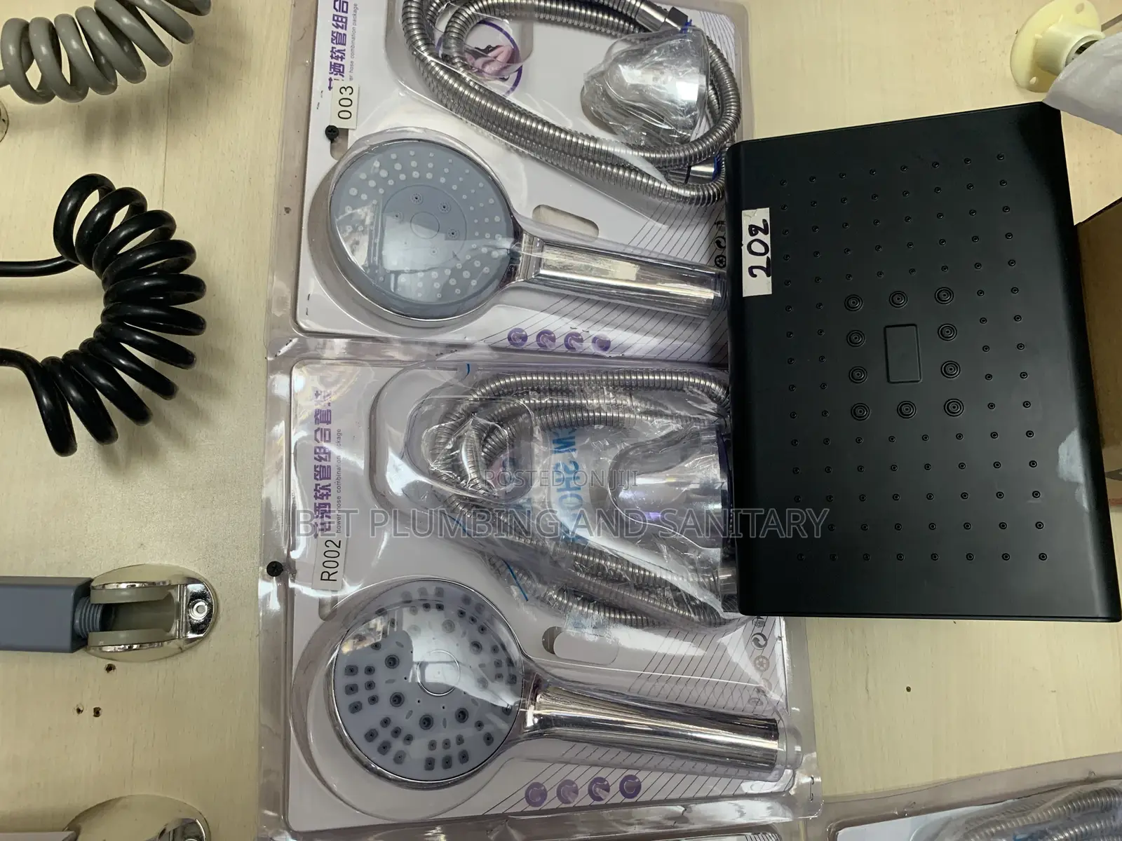 Telephone Shower_chain and Handle_shower Set