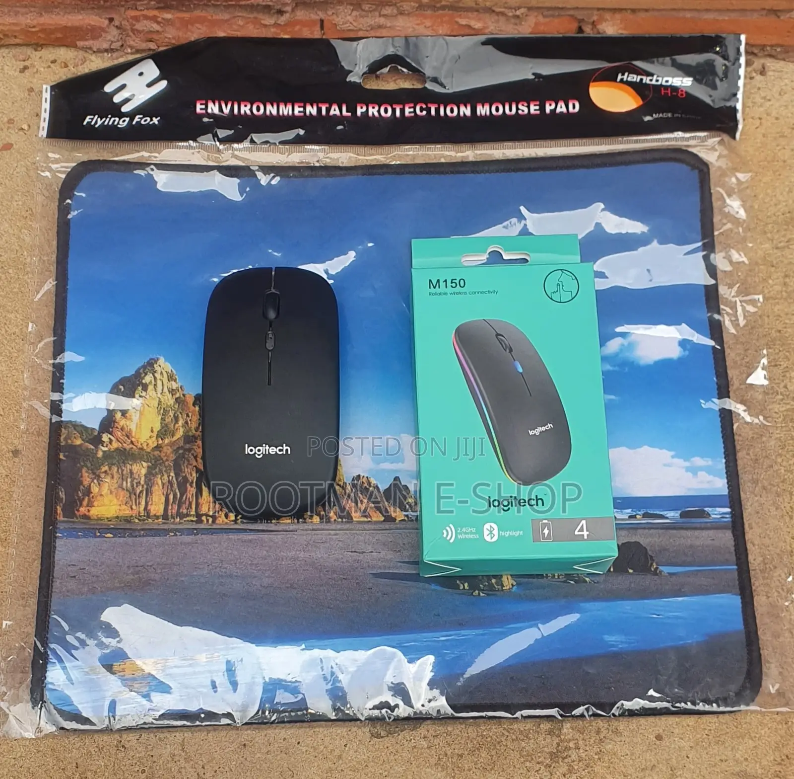 M15 Logitech Mouse With Mouse Pad (Home/Office Use)