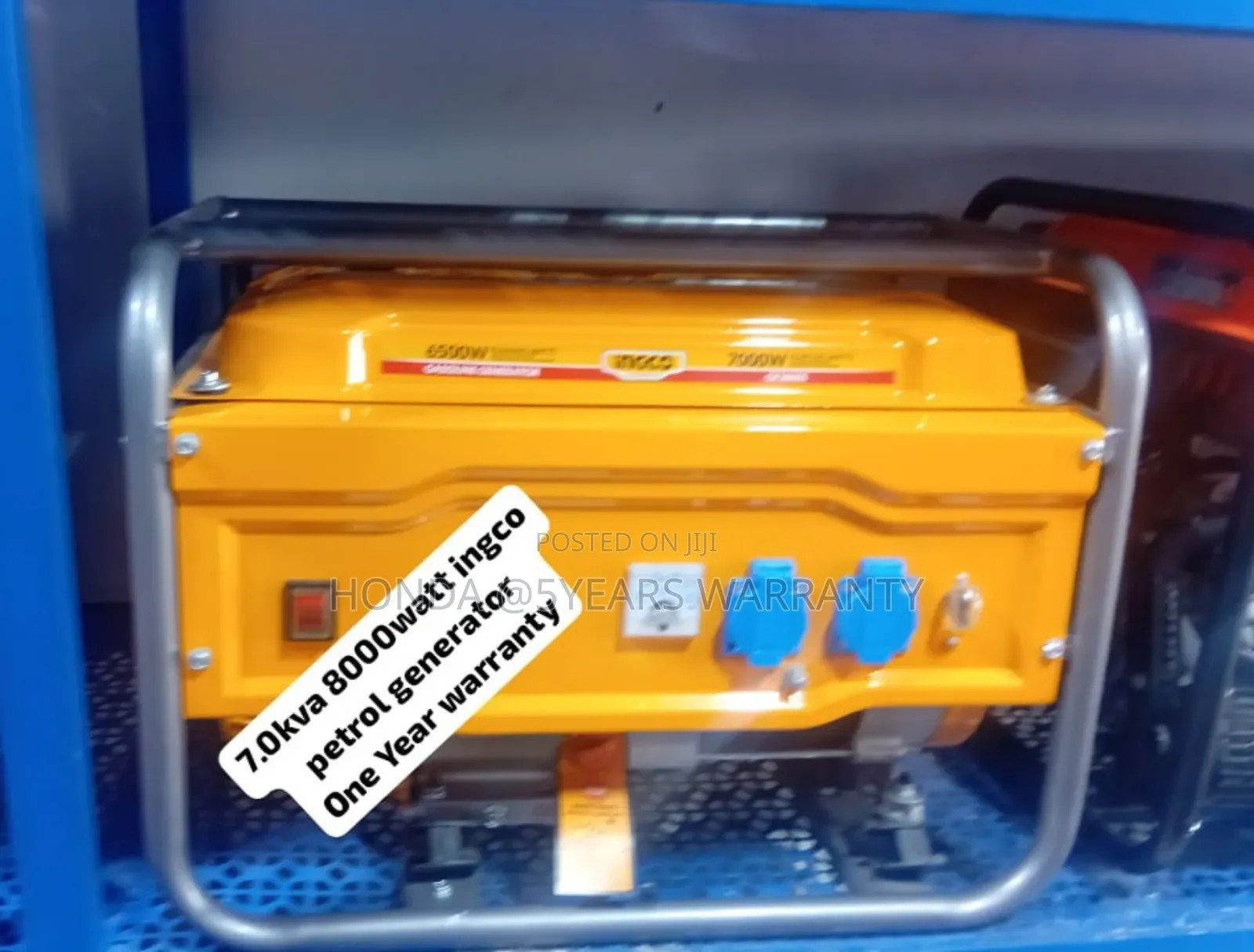 Dependable Petrol 7.0kva 7000watt Ingco Generator 7.0kva