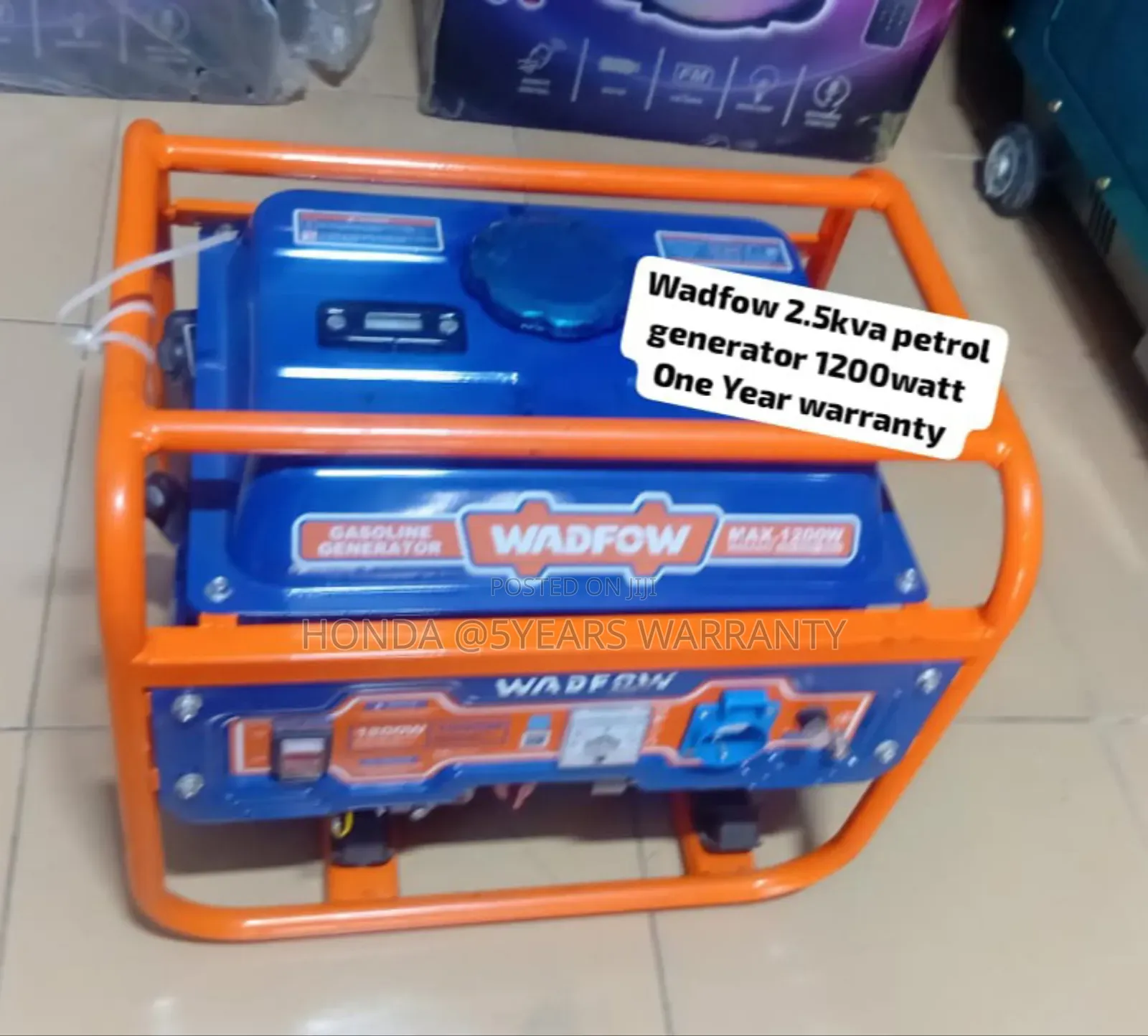 Easy and Convenient Use Wadfow 2.5kva 1200watt Generator