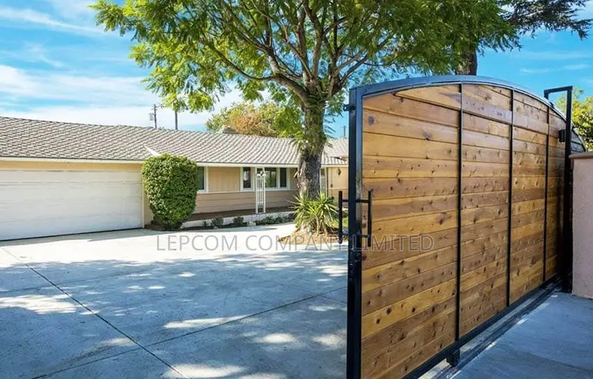 Wooden Metal Gate
