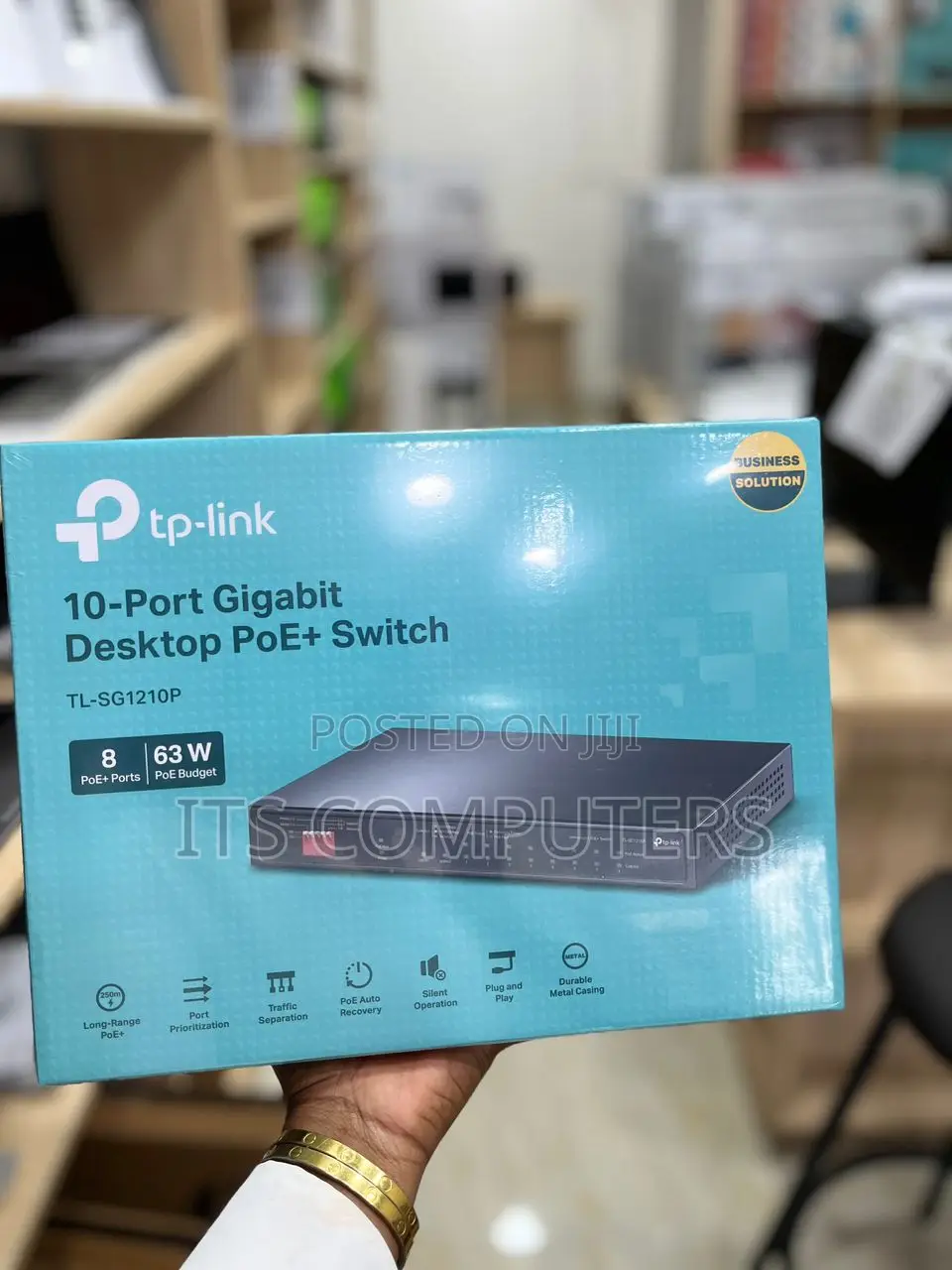 10-Port Gigabit Desktop Poe+ Switch