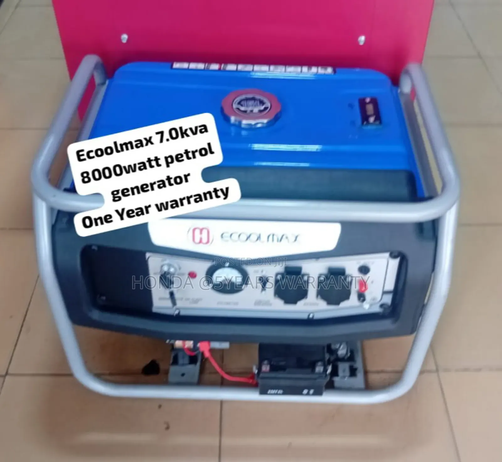 Alternative Energy Ecoolmax Generator 7kva 8000watt Petrol