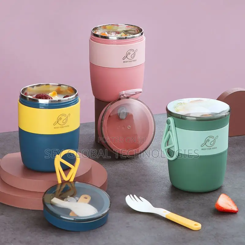 Portable Stainless Soup Cup